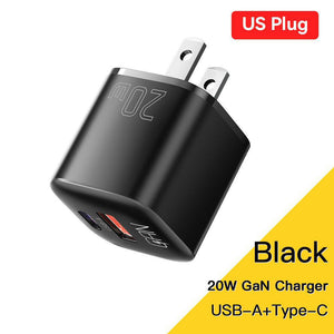 Essager 20W GaN USB-A & Type-C Fast Charger