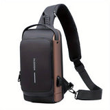 Crossbody Tech Sling Bag With USB Charging Port