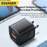 Essager 20W GaN USB-A & Type-C Fast Charger