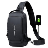 Crossbody Tech Sling Bag With USB Charging Port