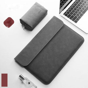 Premium Velvet Laptop Sleeve With Power Pouch